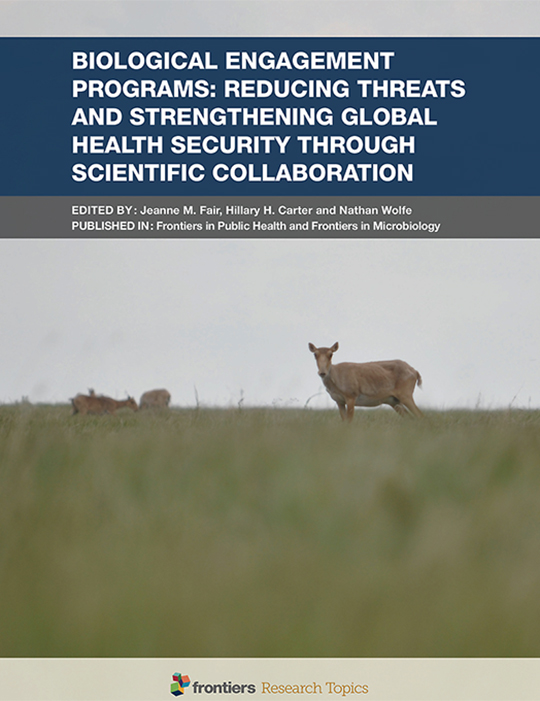Cover of the book Biological Engagement Programs: Reducing Threats and Strengthening Global Health Security Through Scientific Collaboration.